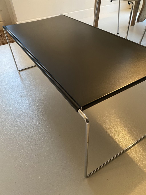 Coffee Table Metal Black 110X50X40 Cm High