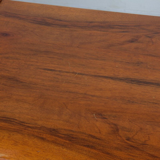 Image 1 of Vintage wooden chest of drawers and opaline plate, 1960