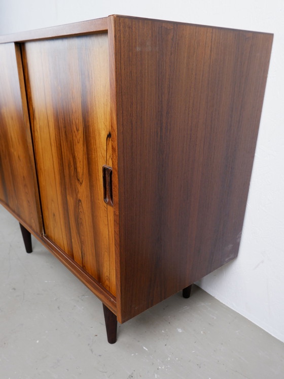 Image 1 of Danish Sliding Door Cabinet, 1960s