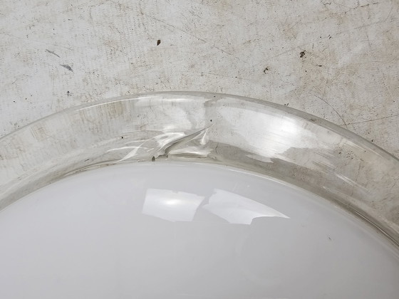 Image 1 of Leucos Italian ceiling light glass