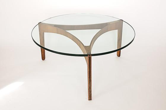 Image 1 of Mesa de centro de palisandro de Sven Ellekaer para Christian Linneberg | década de 1960