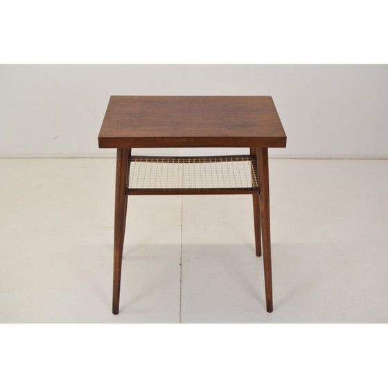 Image 1 of Mid-century oakwood side table by Drevopodnik  Holesov, Czechoslovakia 1960s