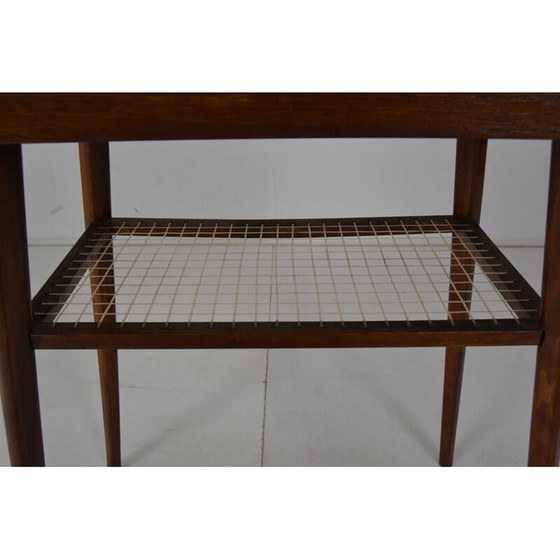 Image 1 of Mid-century oakwood side table by Drevopodnik  Holesov, Czechoslovakia 1960s