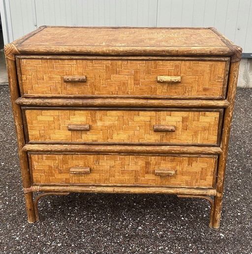 Rattan Chest Of Drawers