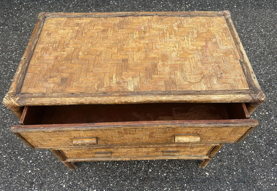 Image 1 of Rattan Chest Of Drawers