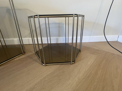 2x Hexagon Side Table