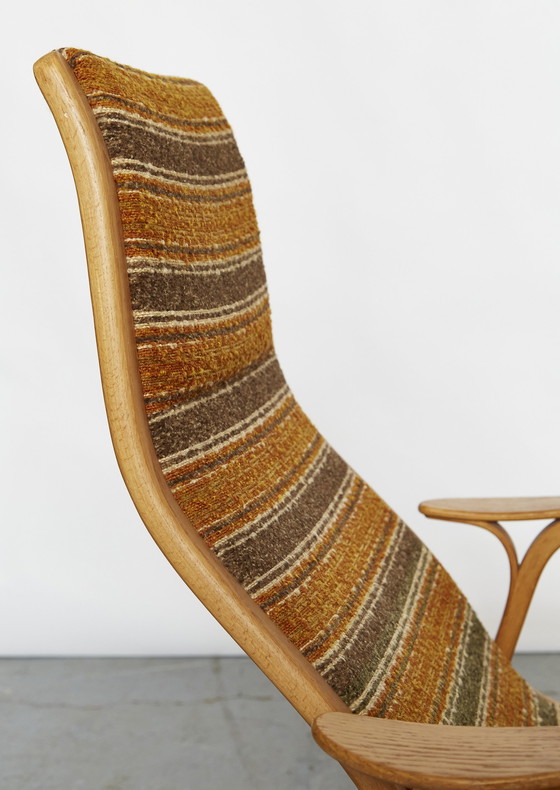 Image 1 of Yngve Ekström "Lamino" Chair & Ottoman for Swedese