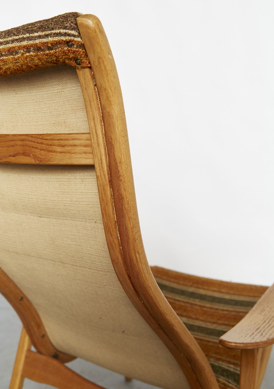 Image 1 of Yngve Ekström "Lamino" Chair & Ottoman for Swedese