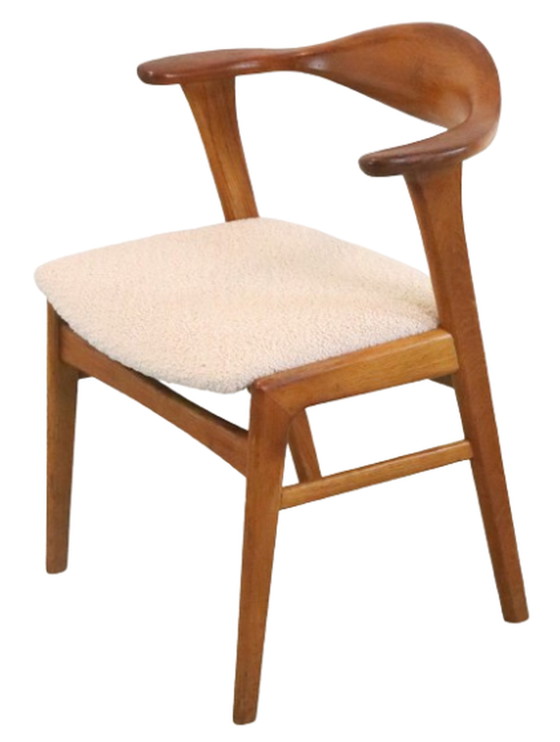 Image 1 of 6x Erik Kirkegaard for Hong stolefabrik model 49 chairs vintage