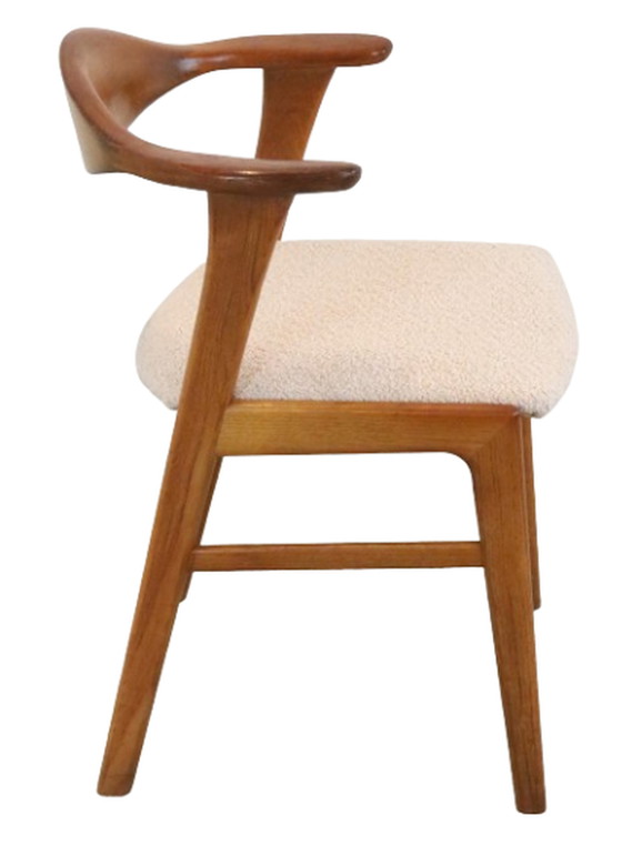 Image 1 of 6x Erik Kirkegaard for Hong stolefabrik model 49 chairs vintage