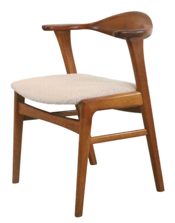 Image 1 of 6x Erik Kirkegaard for Hong stolefabrik model 49 chairs vintage