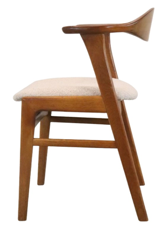 Image 1 of 6x Erik Kirkegaard for Hong stolefabrik model 49 chairs vintage