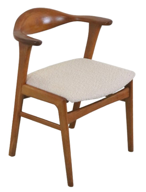 Image 1 of 6x Erik Kirkegaard for Hong stolefabrik model 49 chairs vintage