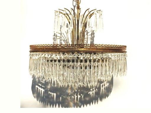 Cascade Chandelier * Hollywood Regency * Vintage 60S