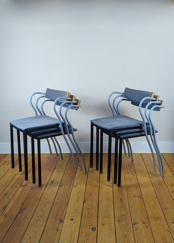 Image 1 of 6x Artelano chaises empilables "Rio" de Pascal Mourgue