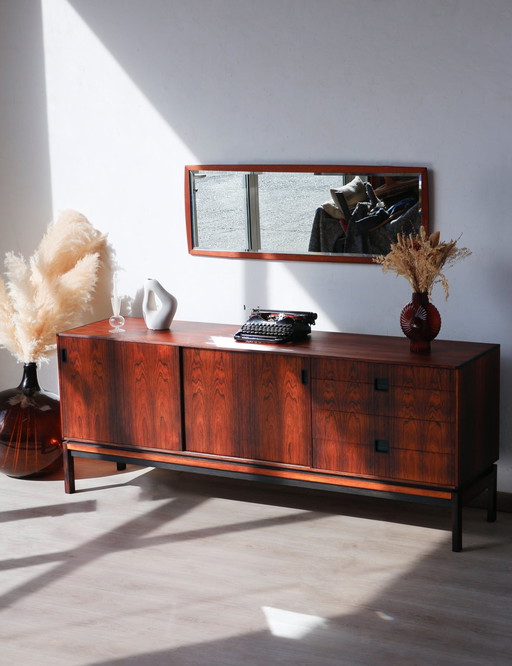Danish Rosewood and Ebony Sideboard - Vintage 60's Design