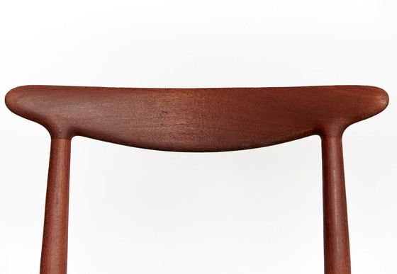 Image 1 of Hans J. Wegner Dining Chair W2 for C.M.Madsen I Set of Three