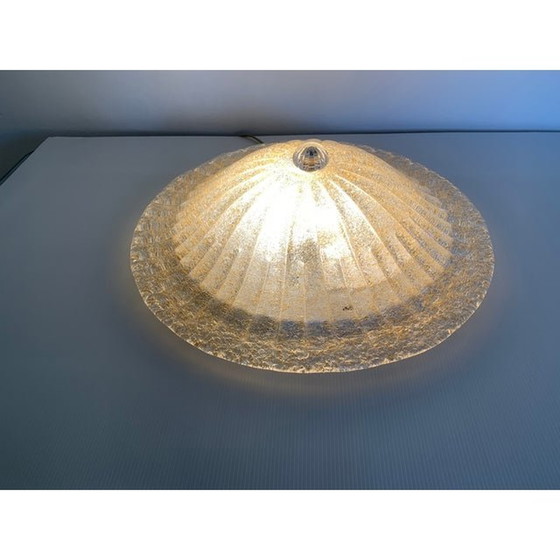 Image 1 of Set Of 2 Contemporary Murano Glass Sputnik Chandelier Flush Mounts, Mazzega Style