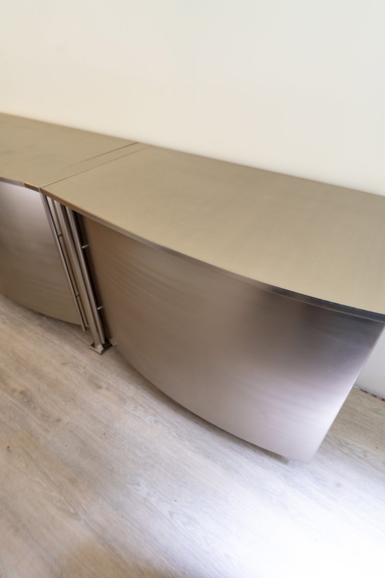 Image 1 of Brushed stainless steel Sideboard