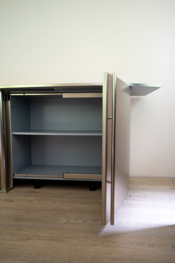 Image 1 of Brushed stainless steel Sideboard