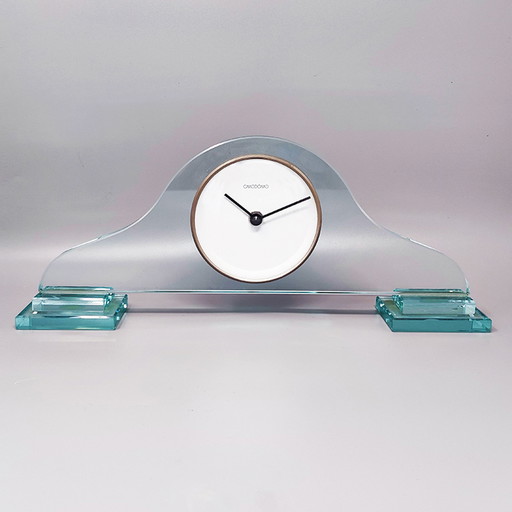 Vintage Table Clock by Omodomo in Crystal.