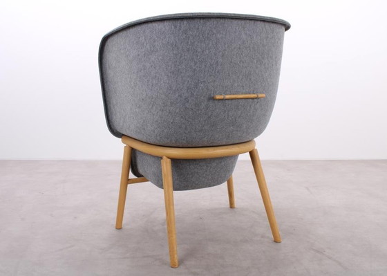 Image 1 of 2X De Vorm Pod Privacy Armchair Gray/Red