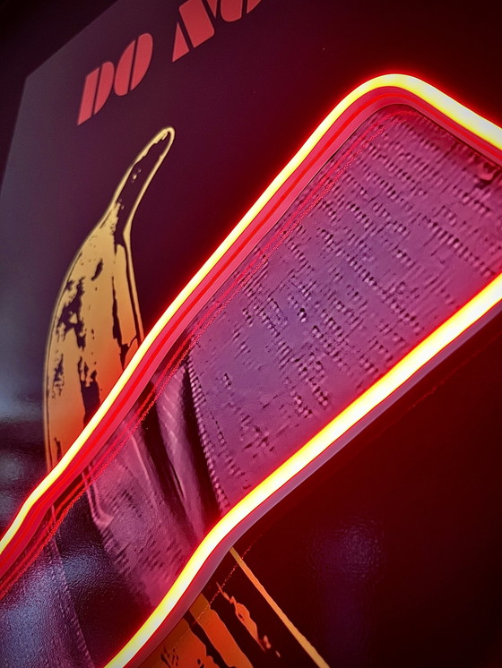 Image 1 of Ledmansion - Don'T Eat This Banana Red Led Wall Art Lamp