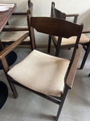 12x Fauteuil en chêne vintage