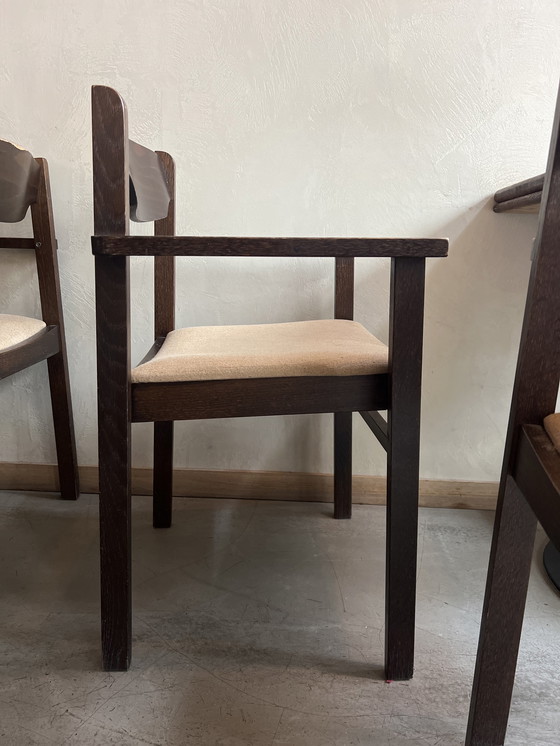 Image 1 of 12x Vintage Oak Armchair