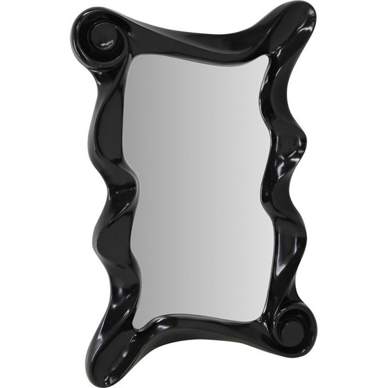 Image 1 of Vintage fiber glass wall mirror, Italy 1980s