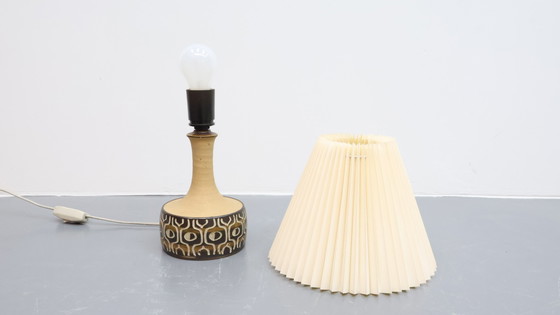 Image 1 of Lampada da tavolo vintage in ceramica danese Jette Hellerøe