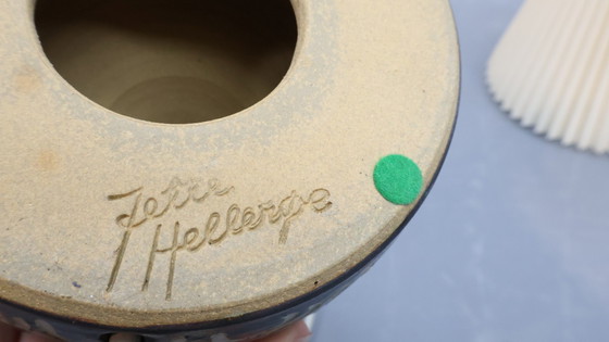 Image 1 of Lampada da tavolo vintage in ceramica danese Jette Hellerøe