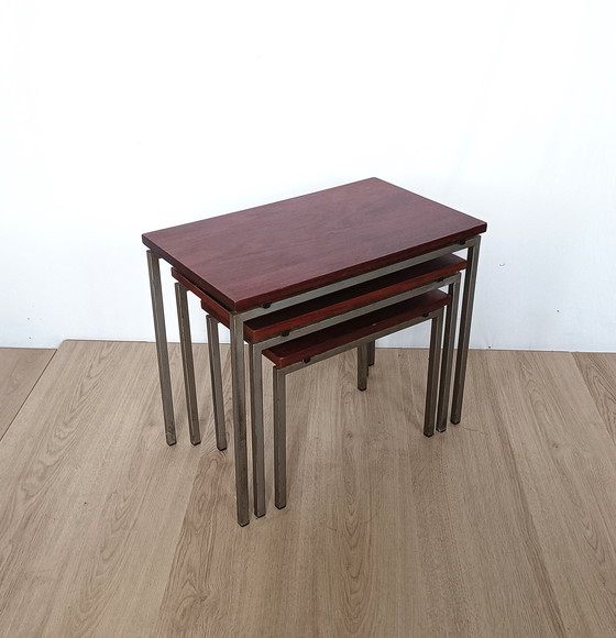 Image 1 of Set Sixties Nest Tables