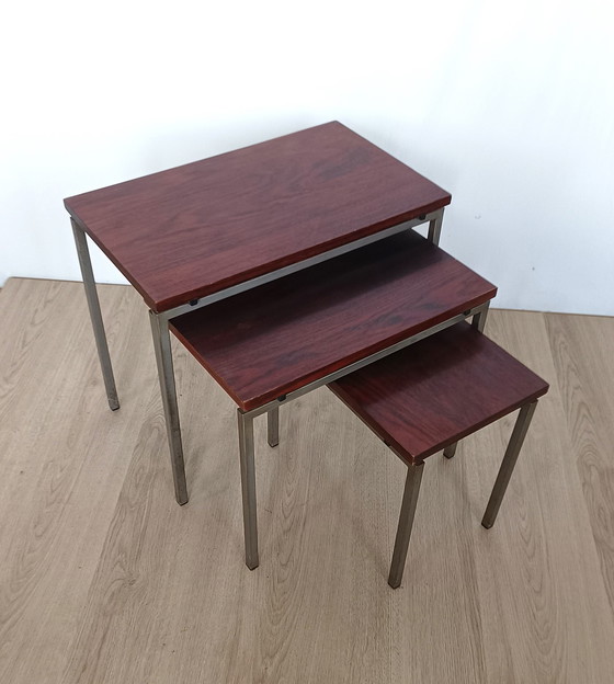 Image 1 of Set Sixties Nest Tables