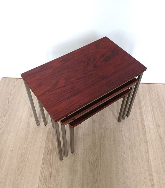 Image 1 of Set Sixties Nest Tables