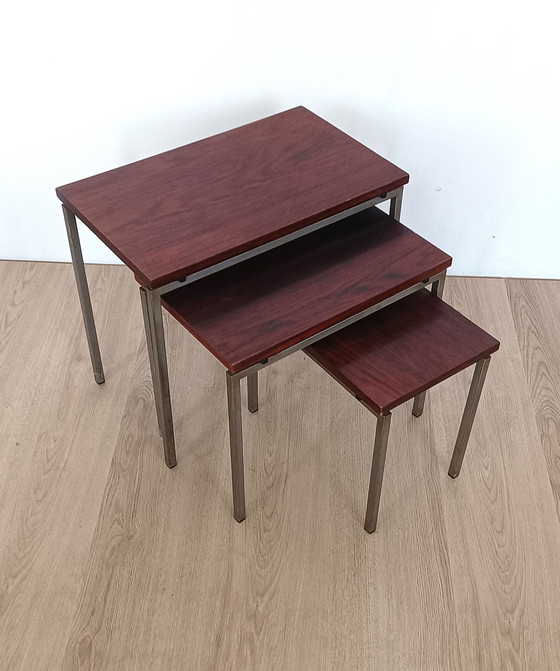 Image 1 of Set Sixties Nest Tables