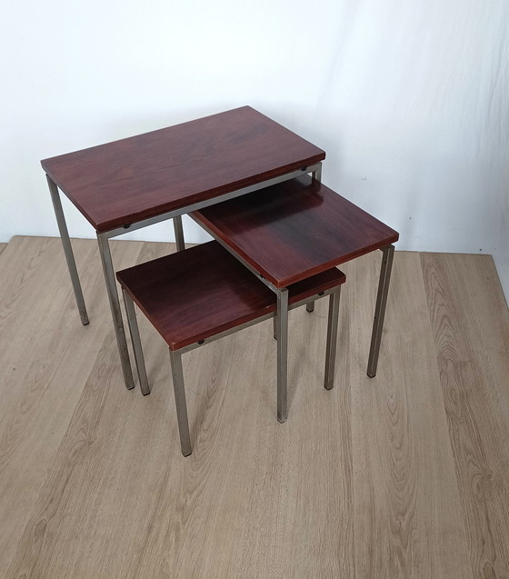 Image 1 of Set Sixties Nest Tables