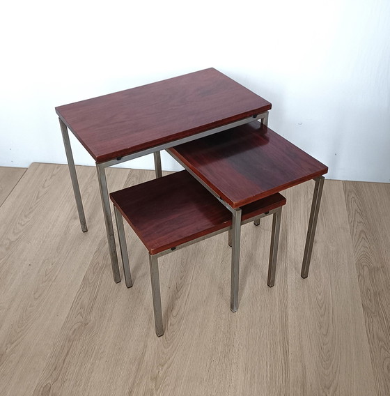 Image 1 of Set Sixties Nest Tables