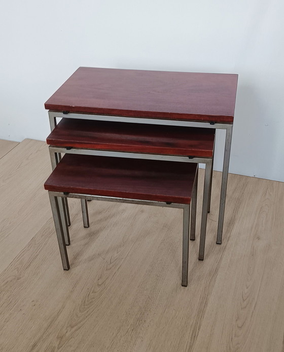 Image 1 of Set Sixties Nest Tables