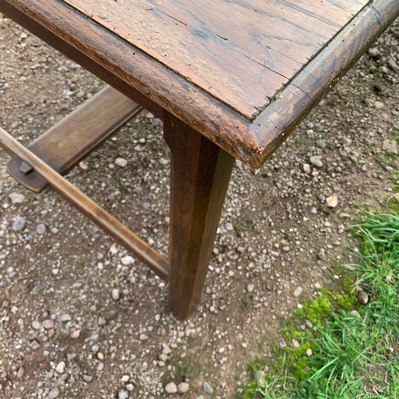 Image 1 of Tavolo da fattoria in legno d'epoca