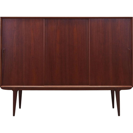 Vintage teak highboard by Omann Jun, 1970s
