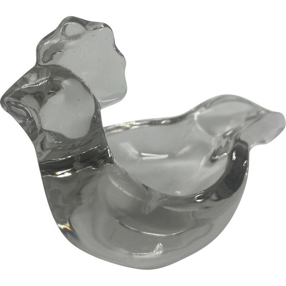 Image 1 of Vintage hen pocket in crystal, 1970