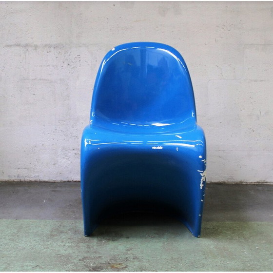 Image 1 of Set of 3 vintage fiberglass chairs by Verner Panton for Vitra