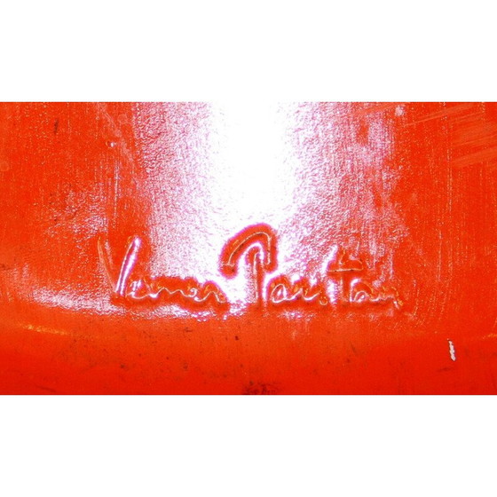 Image 1 of Set of 3 vintage fiberglass chairs by Verner Panton for Vitra