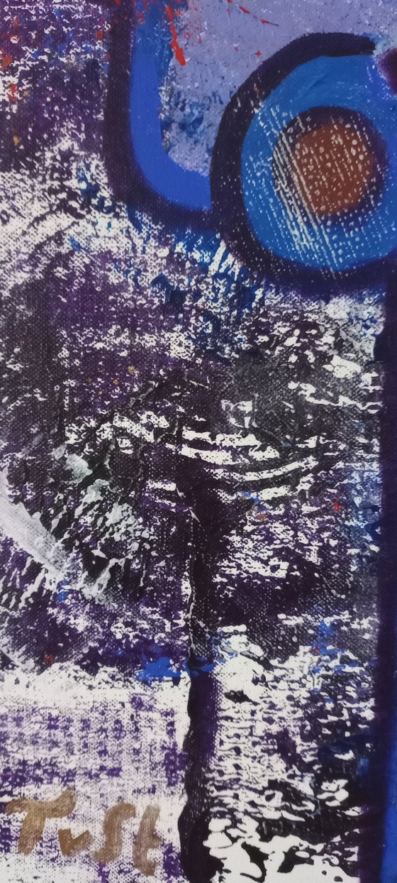 Image 1 of Tineke Van Steenbergen Alien Acrylic Painting