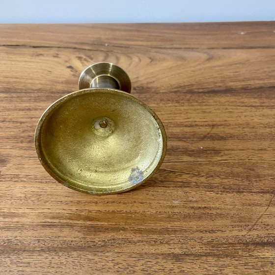 Image 1 of Low Brass Candle Holder