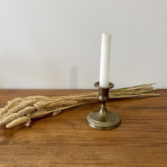 Image 1 of Low Brass Candle Holder