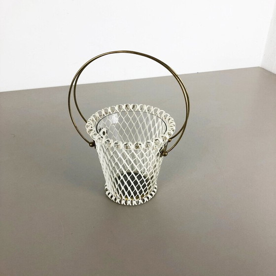 Image 1 of Vintage Modernist Mategot Flower Pot Plant Stands Vases France 1960s