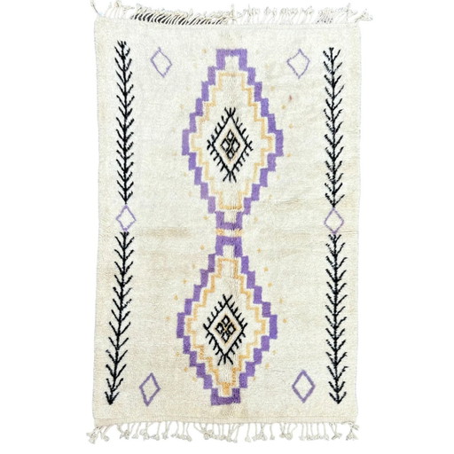 Tapis marocain moderne en laine