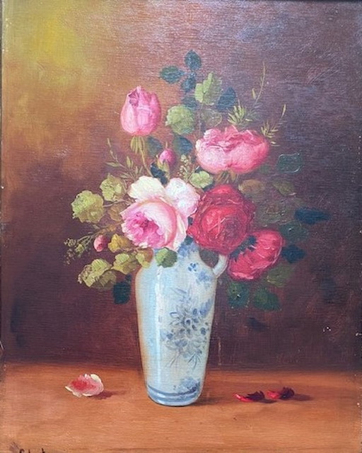 Peinture classique - Senteur rose